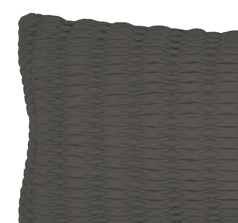 Loxton 30x65cm Filled Cushion Charcoal - Image 2