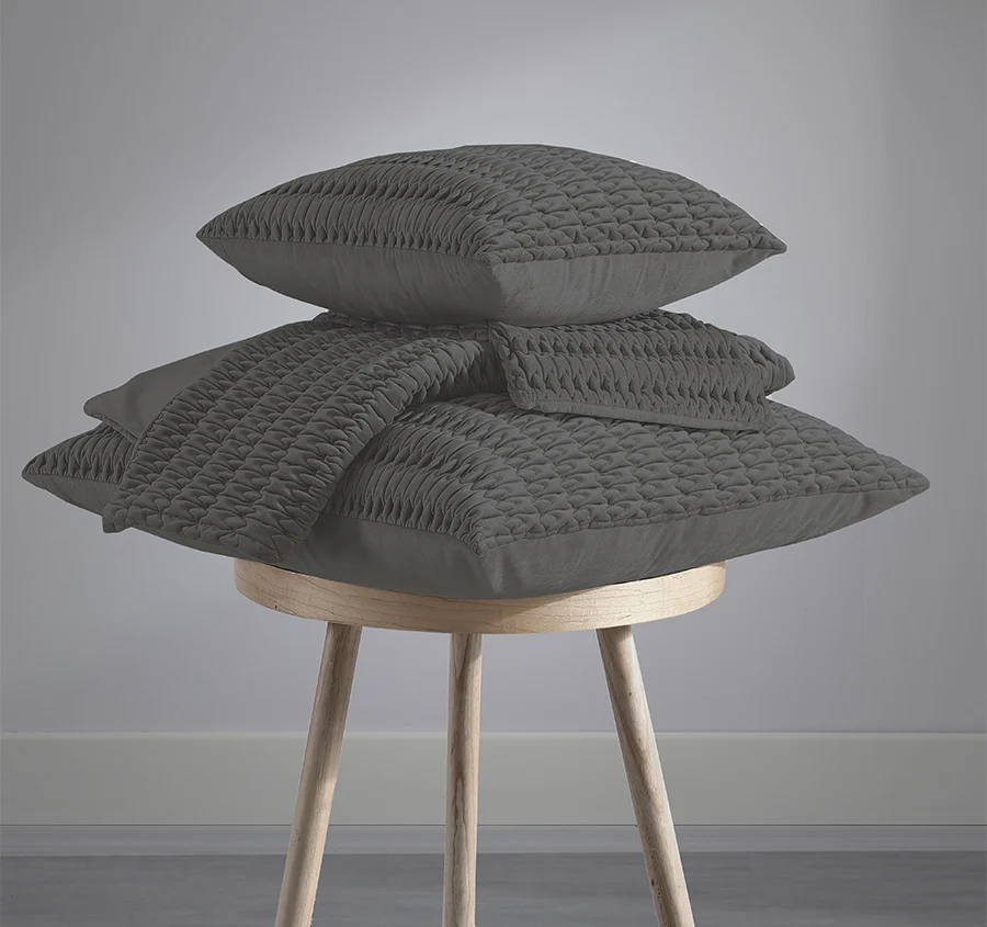 Loxton European Pillowcase Charcoal - Image 3
