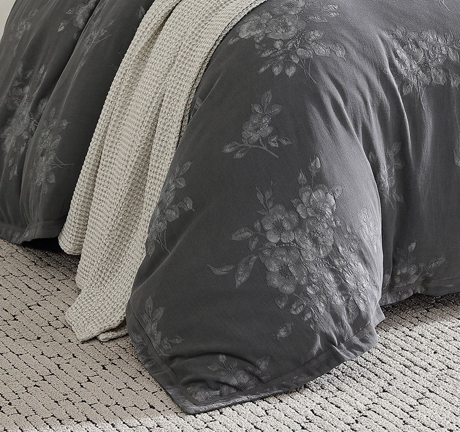 Maisey Quilt Cover Set Range Charcoal - Image 3
