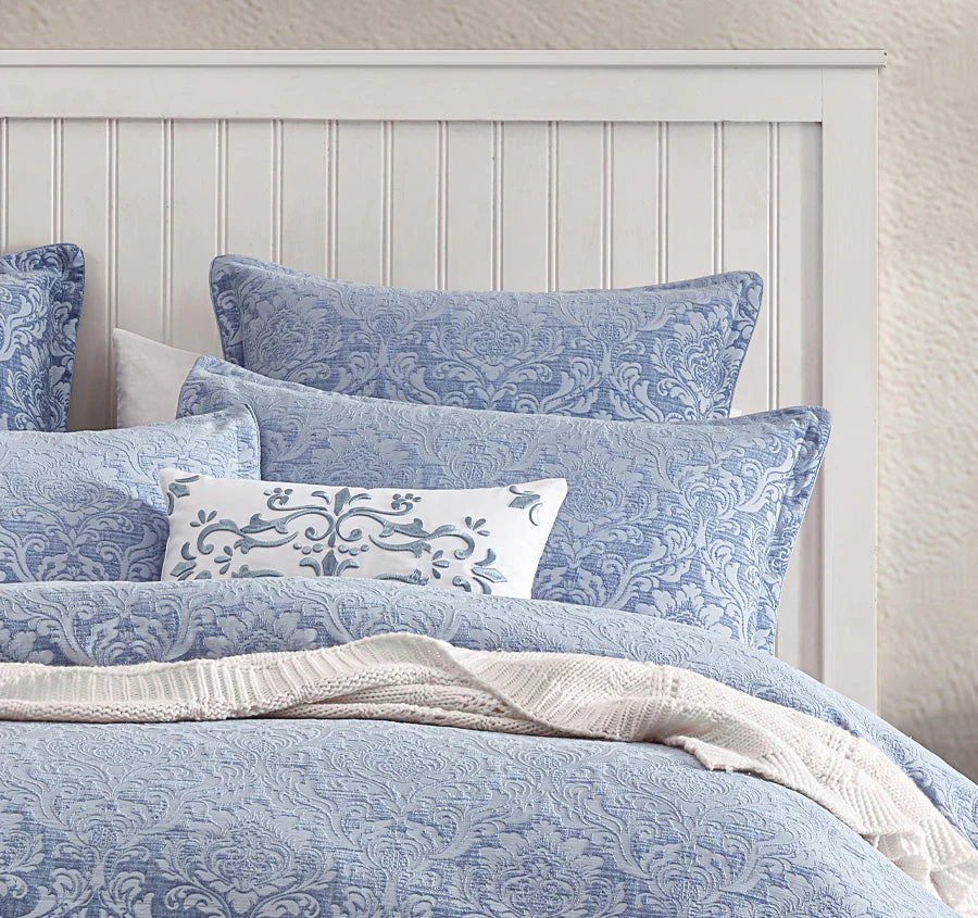 Monterey European Pillowcase Wedgewood - Image 3