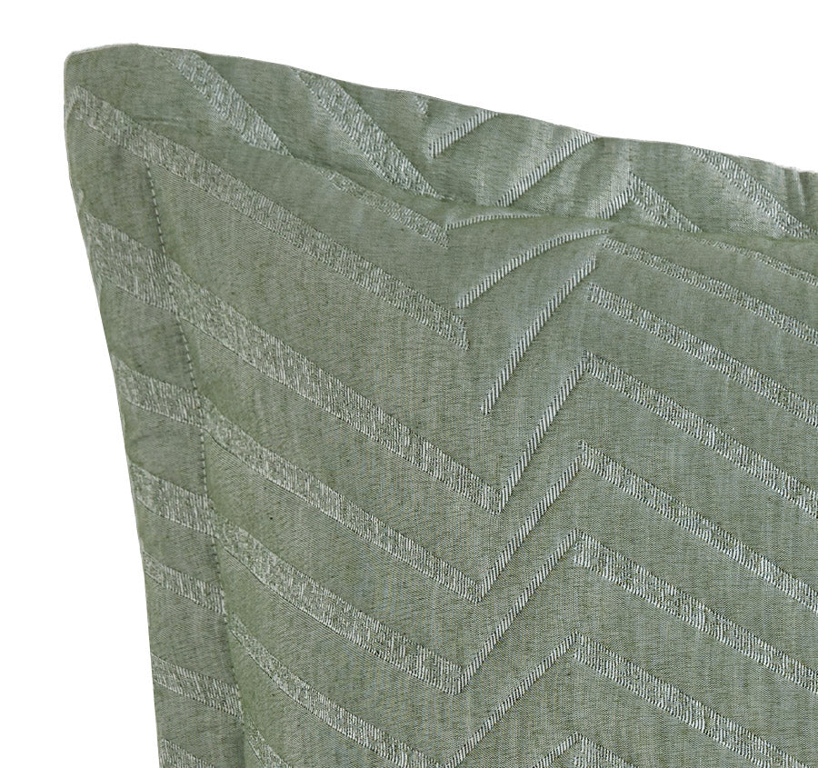 Monty European Pillowcase Eucalyptus - Image 2
