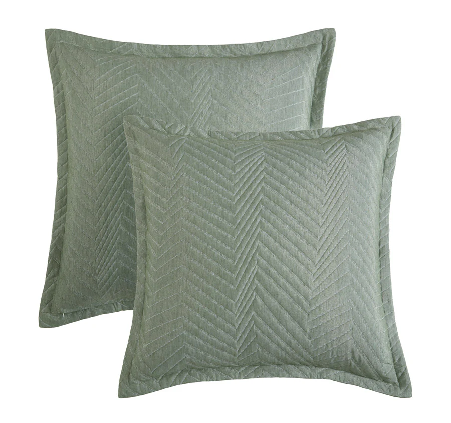 Monty European Pillowcase Eucalyptus - Image 4
