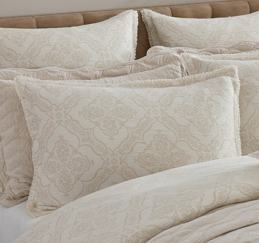 Parisian Quilt Cover Set Range Linen - Image 4