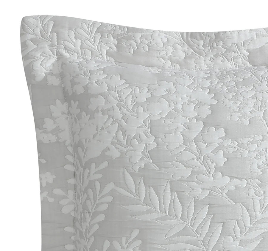Quinn 45x45cm Filled Cushion Silver - Image 2