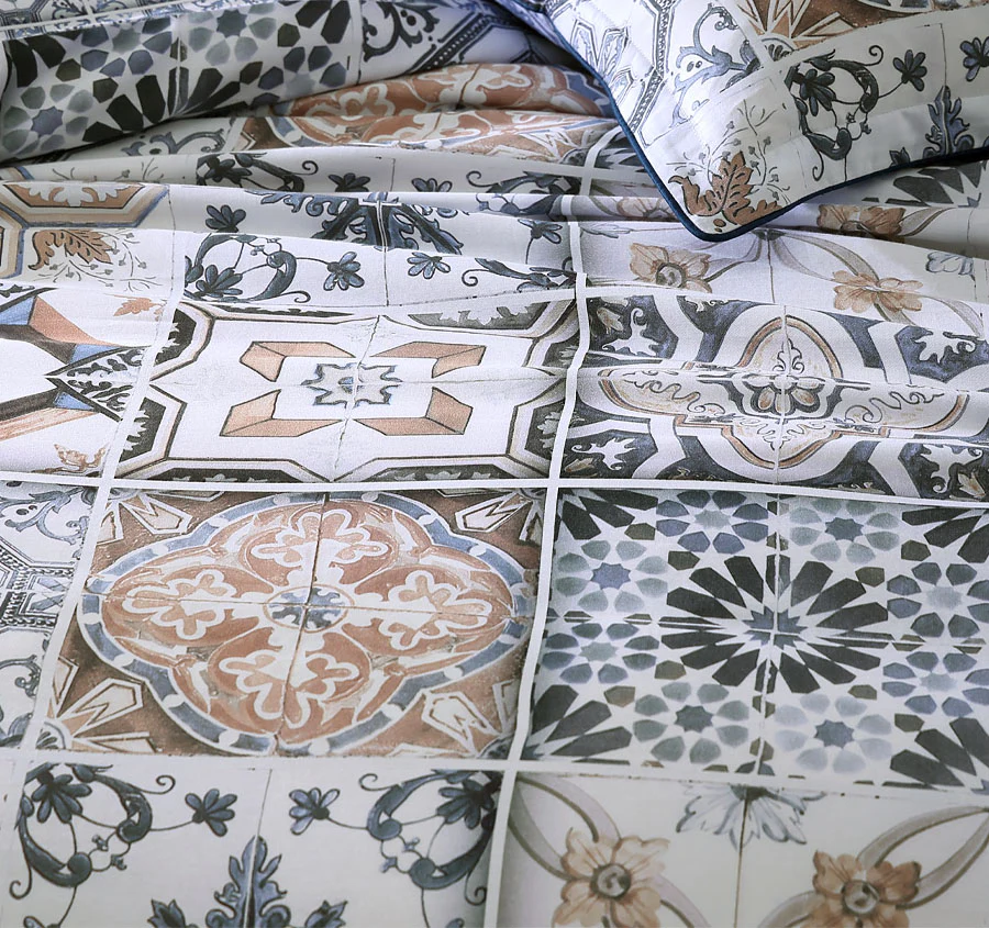 Restore Quilt Cover Set Range Navy - Image 2