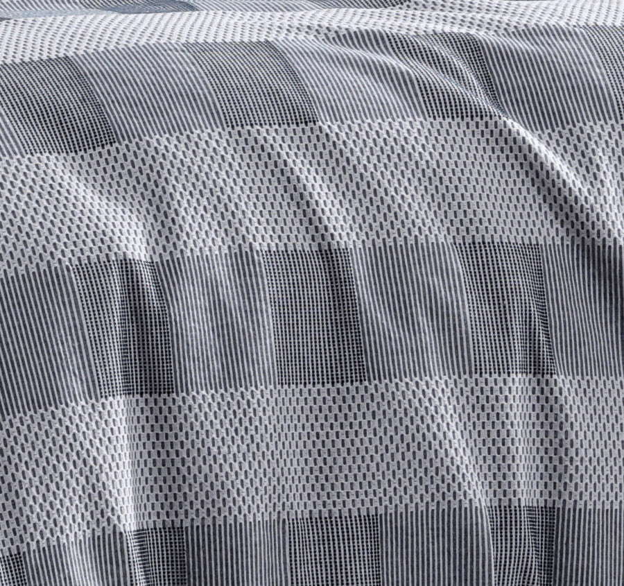 Subi Quilt Cover Set Range Navy - Image 3