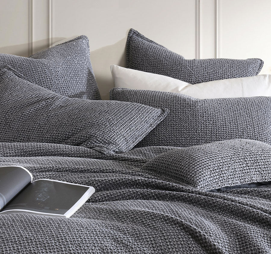 Urban Quilt Cover Set Range Charcoal - Image 3