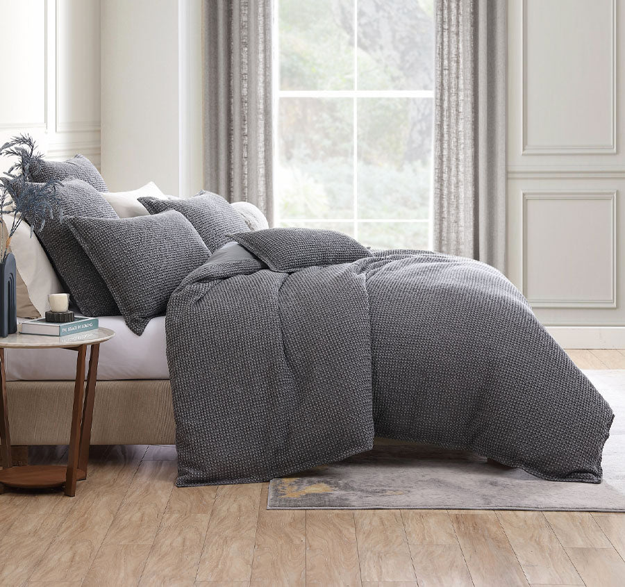 Urban Quilt Cover Set Range Charcoal - Image 5