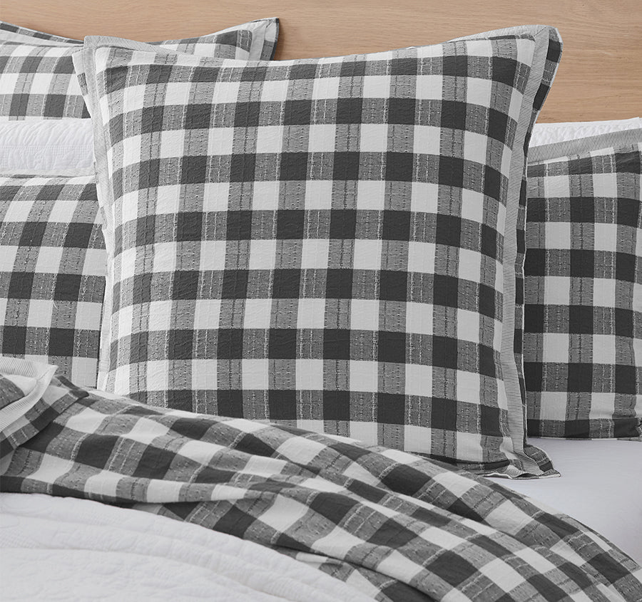 Waverley European Pillowcase Charcoal - Image 3