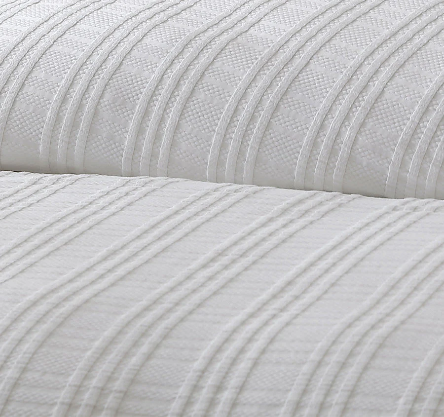 Winton Quilt Cover Set Range White - Image 2