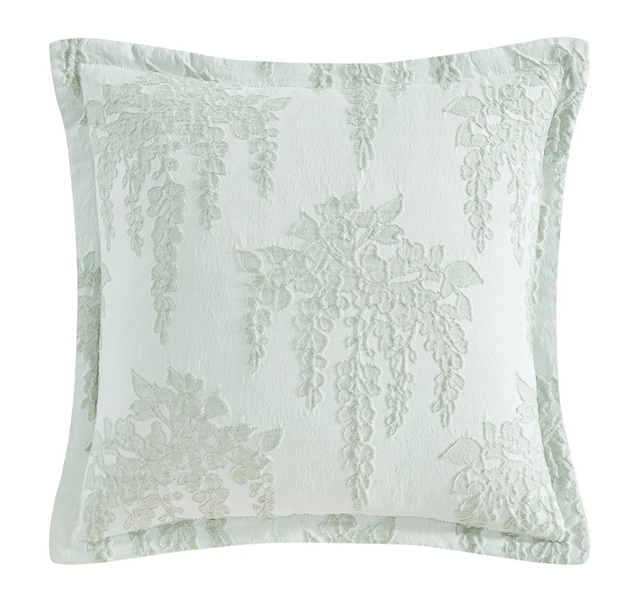 Wisteria 45x45cm Filled Cushion Sage