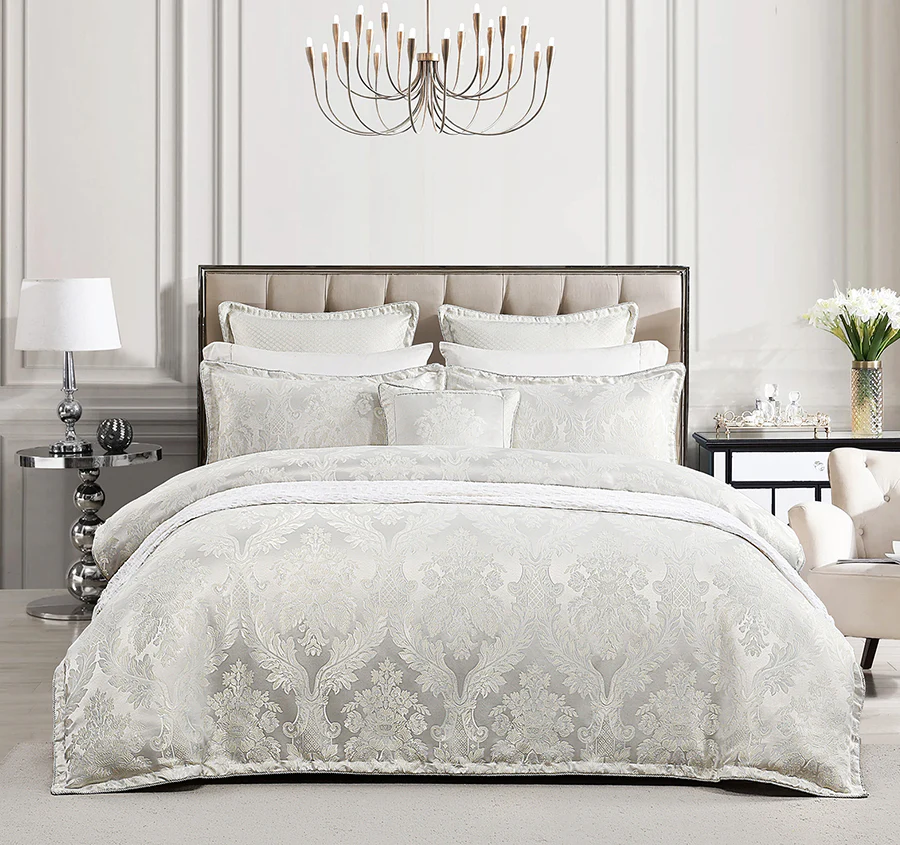 Amalia Quilt Cover Set Range Ivory - Image 6
