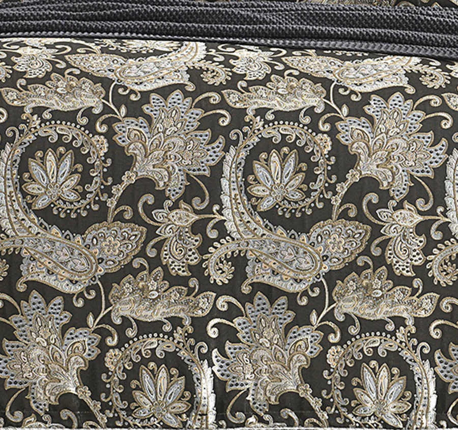 Arabella Quilt Cover Set Range Black - Image 2