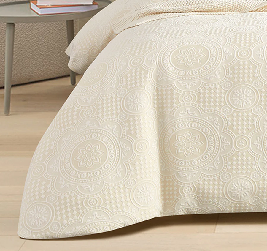 Dakota Quilt Cover Set Range Beige - Image 3