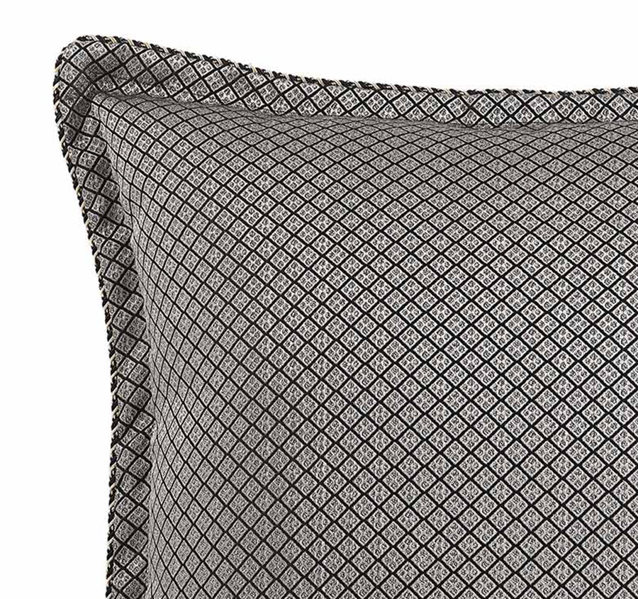 Greta European Pillowcase Black - Image 2