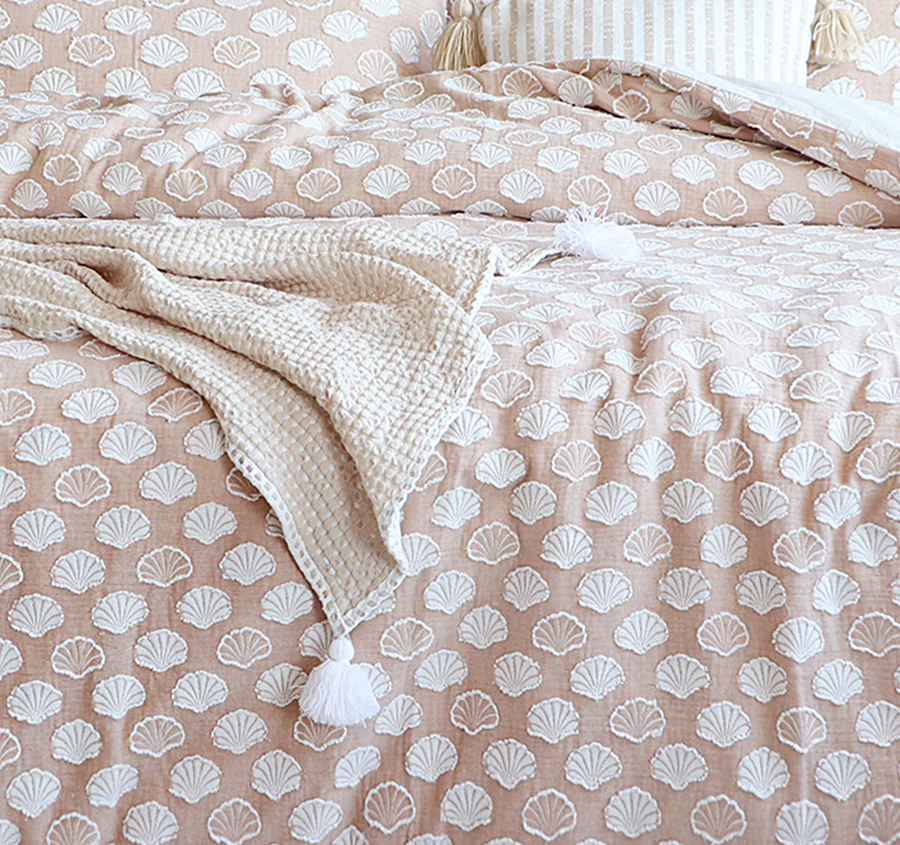 Ariel Quilt Cover Set Range Rust - Image 2