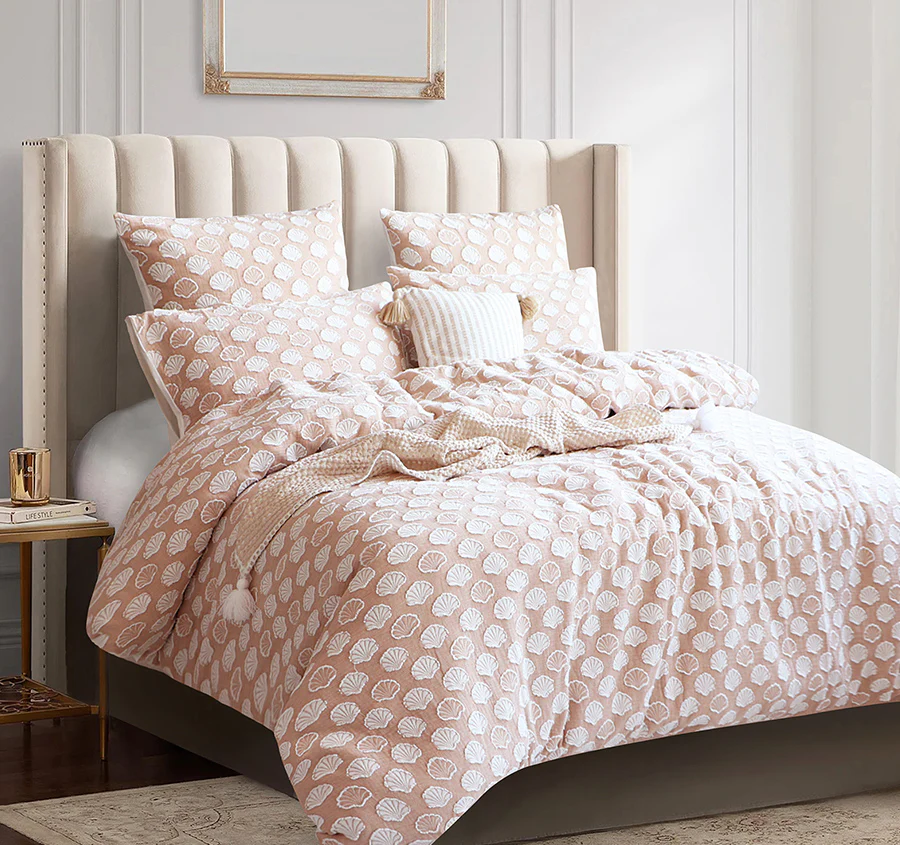 Ariel Quilt Cover Set Range Rust - Image 5