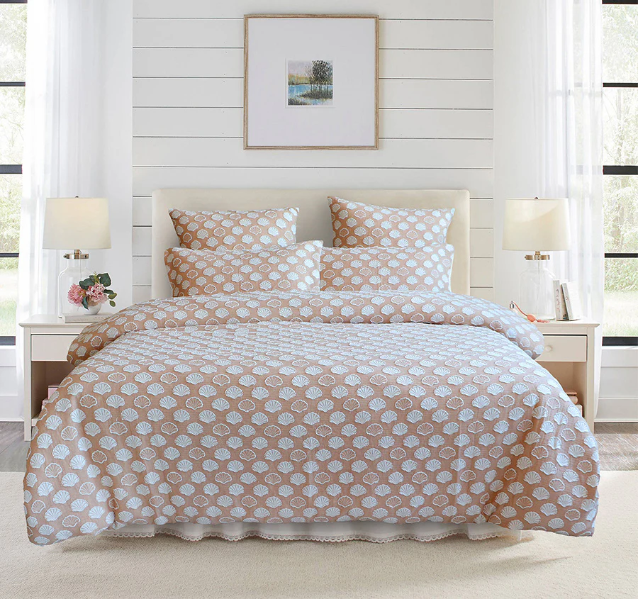 Ariel Quilt Cover Set Range Rust - Image 6