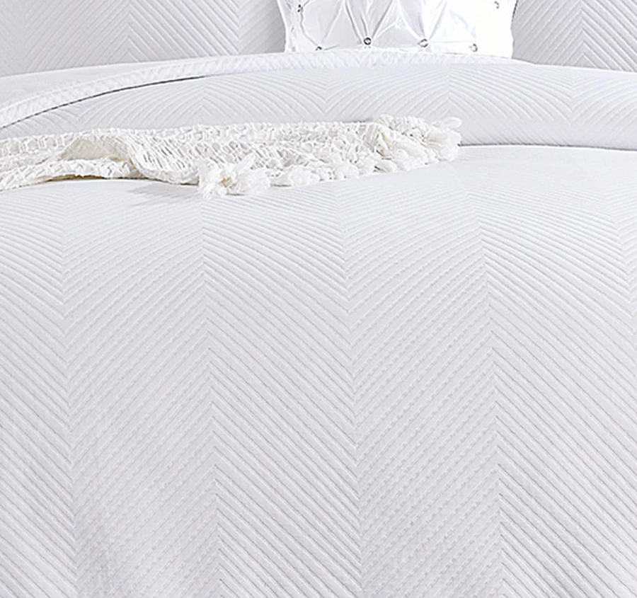 Atlantis Quilt Cover Set Range White - Image 2