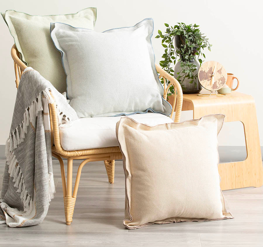 Campbell 50x50cm Filled Cushion Sage - Image 4