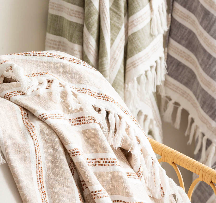 Como 130x170cm Throw Rug Natural - Image 3