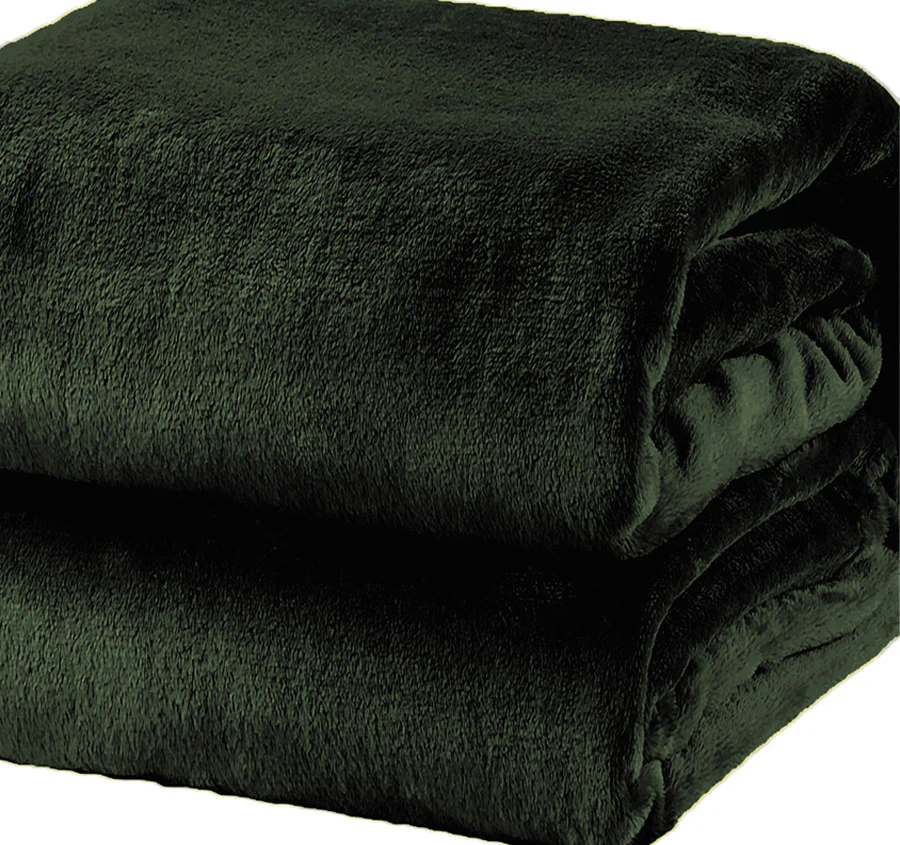 Heavy Weight Acrylic Mink Blanket Jade - Image 3