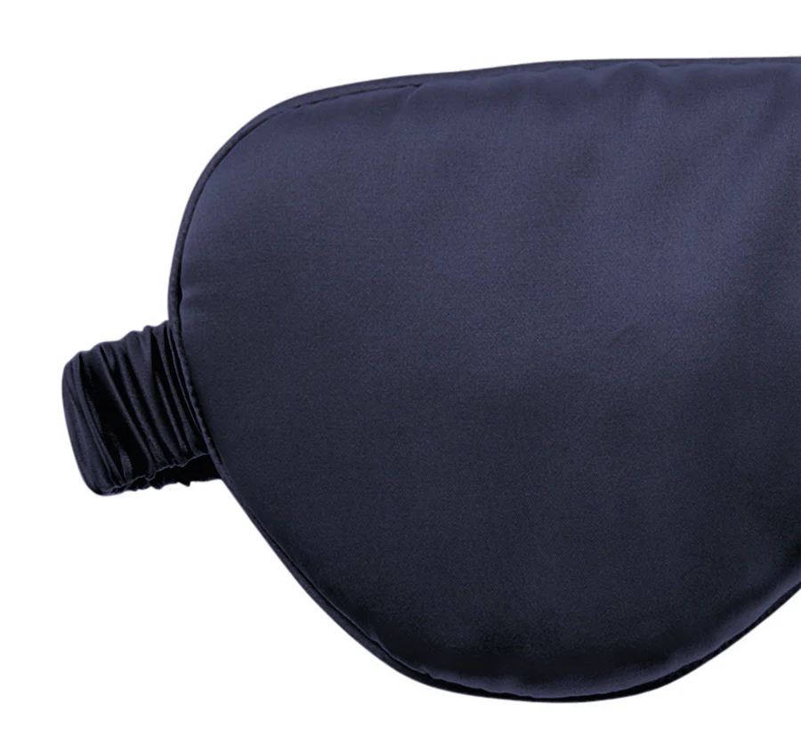 Mulberry Silk Eye Mask Navy - Image 2
