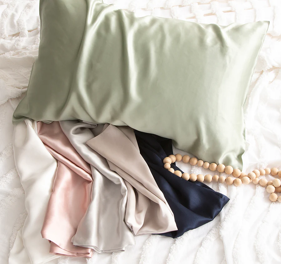 Mulberry Silk Standard Pillowcase Navy - Image 4