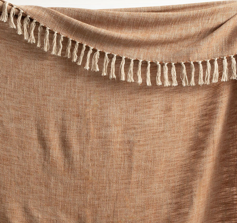 Surrey 130x170cm Throw Rug Tobacco - Image 2