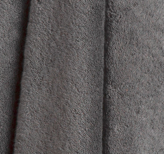 Vida Organic 630GSM Cotton Bath Towel Range Charcoal - Image 2