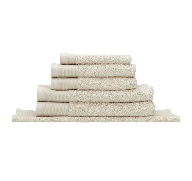Vida Organic 630GSM Cotton Bath Towel Range Sand - Image 4