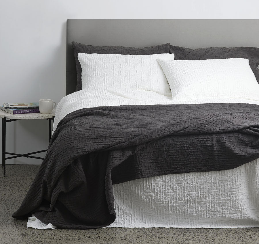 Capsule Coverlet Set Charcoal - Image 5