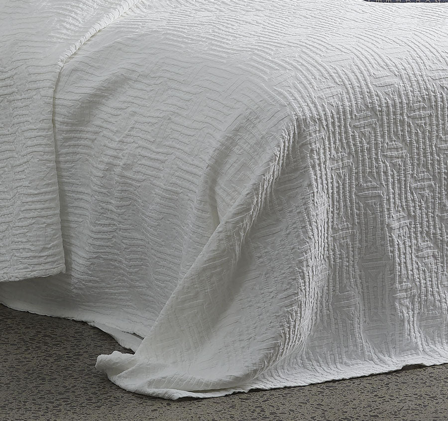 Capsule Coverlet Set White - Image 3