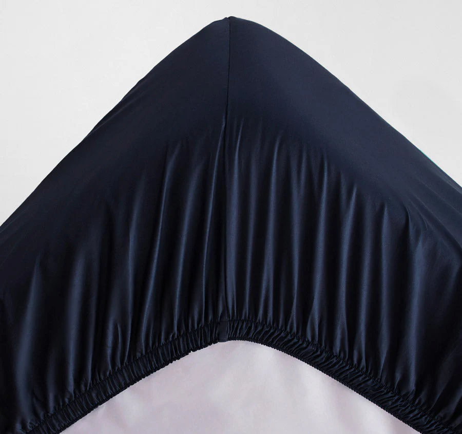 Hotel Luxury 1000THC Cotton Sateen Mega Sheet Set Range Midnight - Image 5