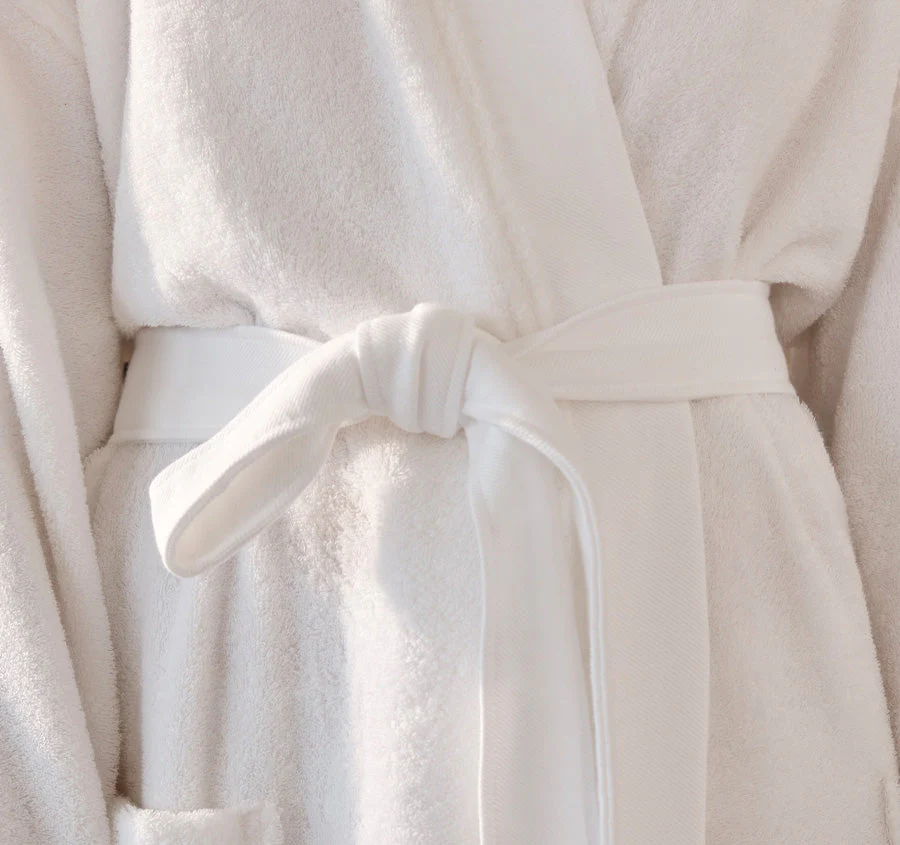 Supersoft Luxury Bathrobe Range White - Image 2
