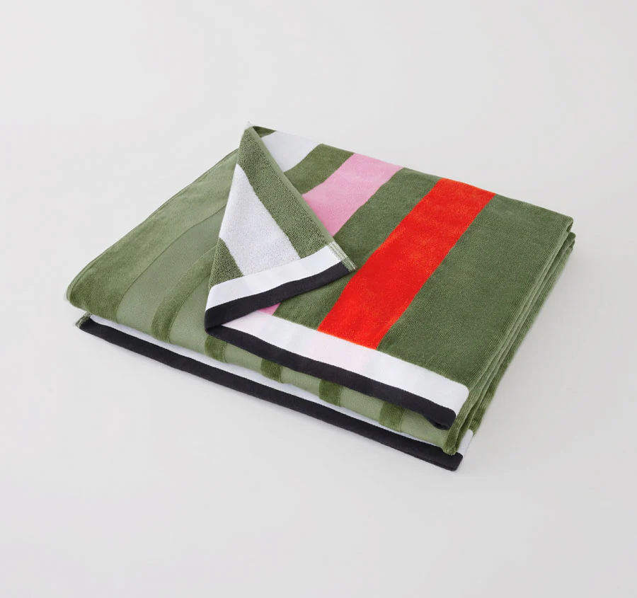 Verona 95x175cm Beach Towel Herbal - Image 3