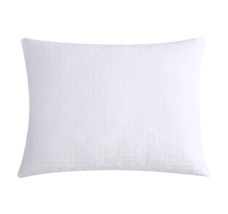 Basket Weave Quilt Cover Set Range White - Image 4