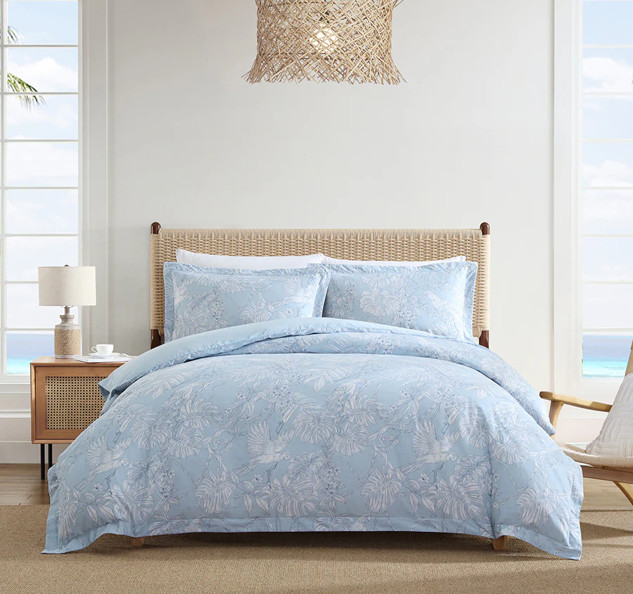 Jungle Toile Quilt Cover Set Range Blue