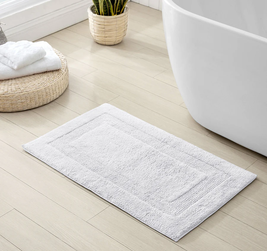 Longbranch 2800GSM Cotton Bath Mat Range White - Image 4