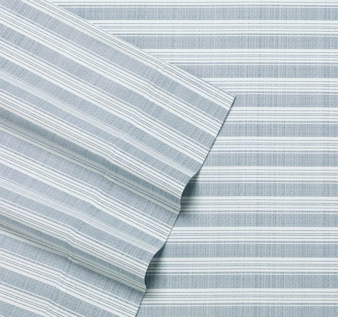 Maldive Stripe Sheet Set Range Blue - Image 3