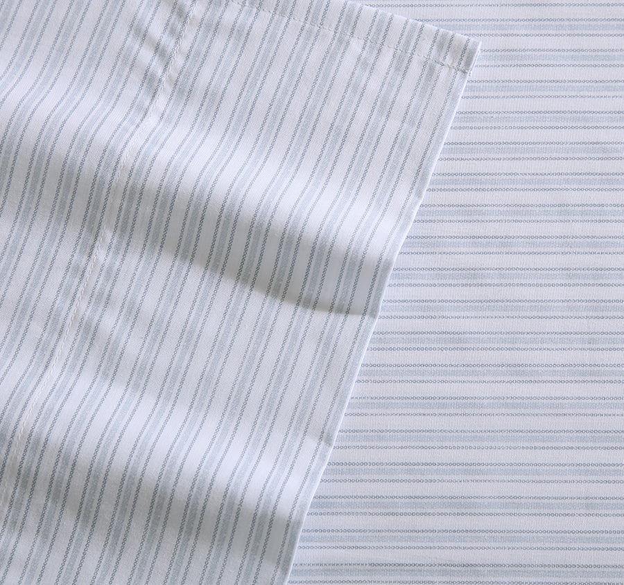 Relax Stripe Sheet Set Range Blue - Image 4