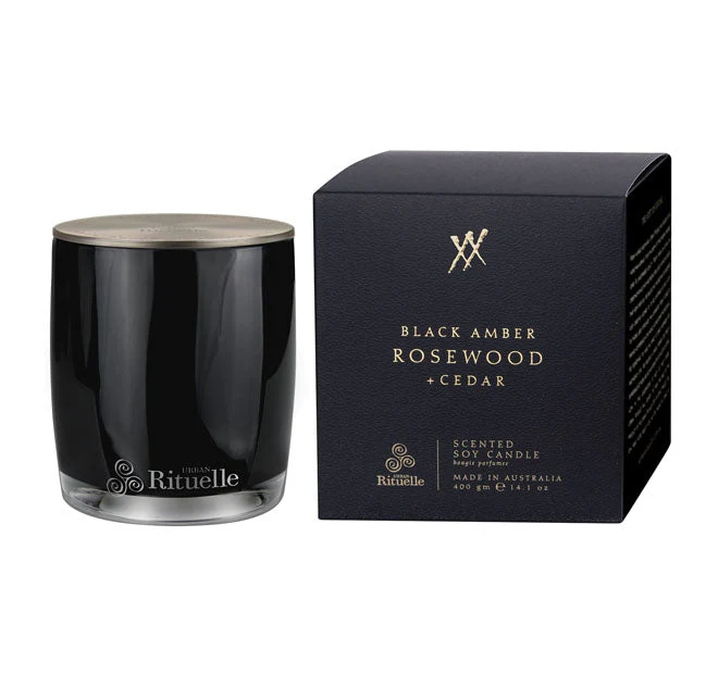 Alchemy 400g Candle Black Amber with Rosewood and Cedar - Image 2