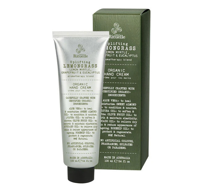 Flourish Organics 100ml Hand Cream Lemongrass