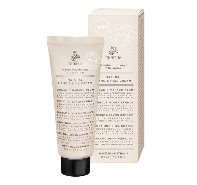 Natural Remedy 100ml Hand Cream Mandarin with Orange and Geranium