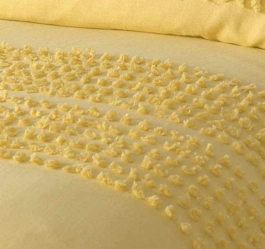 Betty Quilt Cover Set Range Banana Cream - Image 2