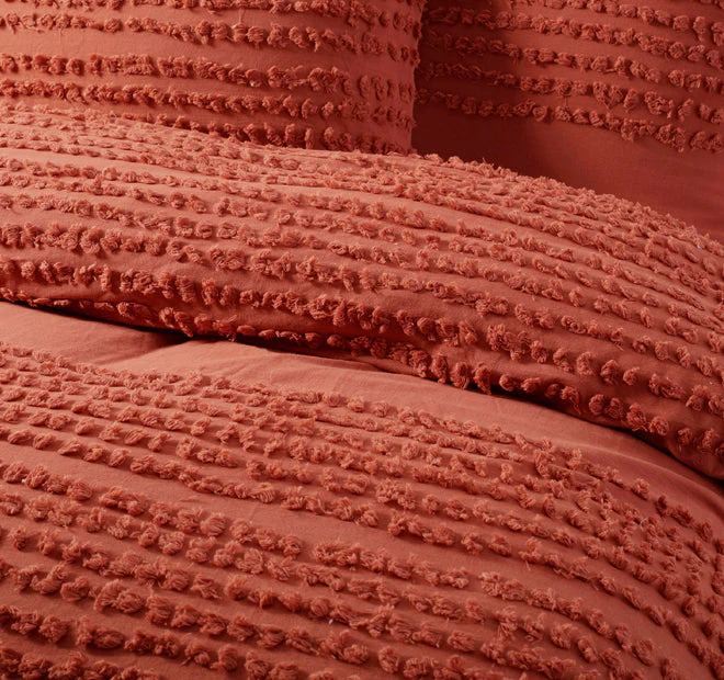 Betty Quilt Cover Set Range Tobacco - Image 2