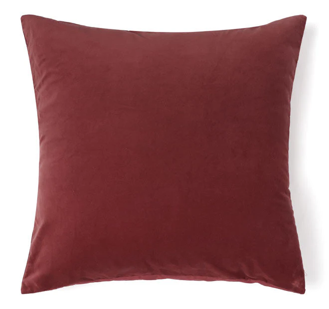 Cotton Velvet Quilt Cover Set Range Rouge - Image 6