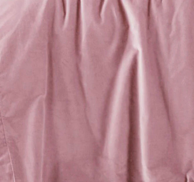 Cotton Velvet Quilt Cover Set Range Smokey Rose - Image 2