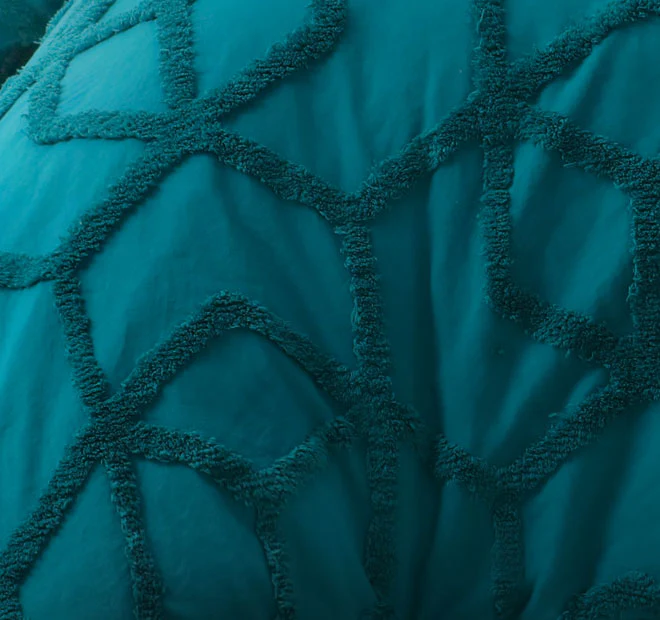 Dreamweaver Quilt Cover Set Range Teal - Image 2