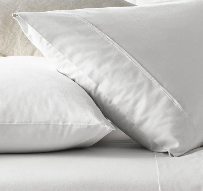 Eucalyptus Cotton Sheet Set Range White - Image 4